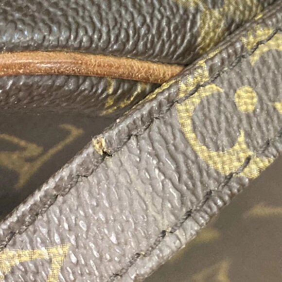 LOUIS VUITTON Danube Shoulder Bag Monogram Leather Brown France M45266 30ED775 - Picture 8 of 16